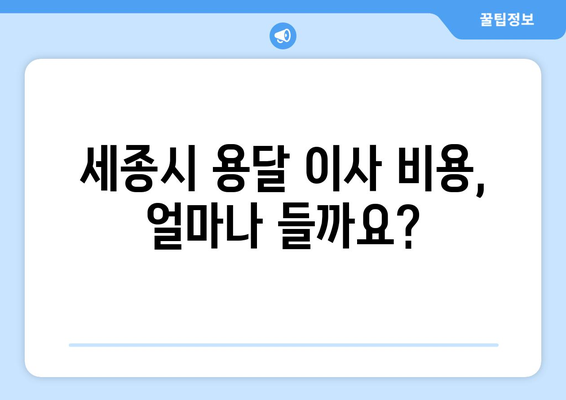 세종시 소정면 용달 이사| 안전하고 저렴하게 이사하는 방법 | 세종특별자치시, 용달 이사 비용, 이사짐센터 추천, 이삿짐 포장 팁