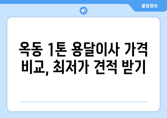 울산 남구 옥동 1톤 용달이사 가격 비교 & 전문 업체 추천 | 견적 문의, 이삿짐센터, 1톤 용달