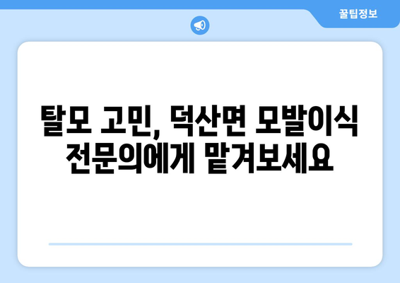 충청남도 예산군 덕산면 모발이식 병원 찾기| 후기, 비용, 전문의 정보 | 모발이식, 탈모, 덕산면 병원